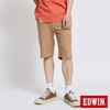 【EDWIN】JERSEYS 迦績 EJ3透氣寬鬆短褲-男款(灰卡其)