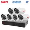 SAMPO 8路6鏡優惠組合 DR-TWEX3-8 + VK-TW2C66H 2百萬畫素紅外線攝影機