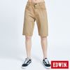 EDWIN 迦績EJ3棉涼感寬鬆短褲(灰卡其)-男款