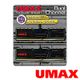 UMAX DDR4 2666 16GB(8GBx2)含散熱片-雙通道原生顆粒 桌上型記