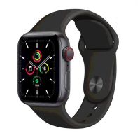 Apple Watch SE (GPS+行動網路) 40 公釐鋁金屬錶殼搭配運動型錶帶 W129116