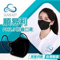 『現貨供應』PM2.5 防霾口罩 3D立體造型  防塵口罩 高效率過濾層 順易利 台灣製造 口罩