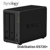 Synology 群暉科技 DiskStation DS720+ NAS (2Bay/Intel/2G) 網路儲存伺服器(不含硬碟)