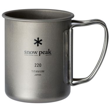 Snow Peak 鈦金屬單層杯-450 / MG-143