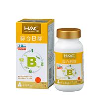【永信HAC】綜合B群錠(60錠/瓶)-B群+牛磺酸 精神旺盛