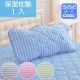 【LooCa】新一代酷冰涼保潔枕頭墊-條紋-共4色(1入★限量出清)