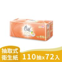 春風 SILLACE頂級絲柔乳霜果仁油精華抽取式衛生紙(110抽x12包x6串/箱)