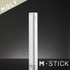 韓國MOLT M.stick 多功能RGB彩色LED無線藍牙魔術造型燈/露營燈/螢光棒白色