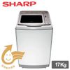 SHARP 夏普 17公斤 超震波 直流變頻洗衣機 ES-SDU17T（配送+基本安裝） ※原廠公司貨