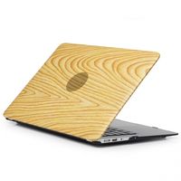 MacBook Pro 13吋 Touch Bar 獨特木紋風格保護殼 淺棕色