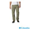 Columbia哥倫比亞 男款-UPF50防潑彈性長褲-軍綠 UAE06610AG