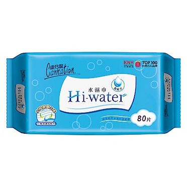 康乃馨Hi-Water水濕巾80 s