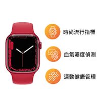 【快速出貨】Apple Watch Series 7 LTE版 45mm 紅色鋁金屬錶殼配紅色運動錶帶(MKJU3TA/A)(美商蘋果)【專屬】