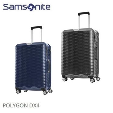 Samsonite 新秀麗 POLYGON DX4 25吋行李箱 顛覆傳統硬箱8:2比例 日本Hinomoto煞車飛機輪