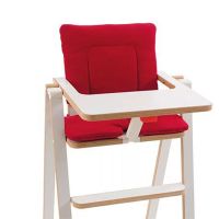 奧地利SUPAflat 兒童折疊高腳餐椅坐墊-時尚紅
