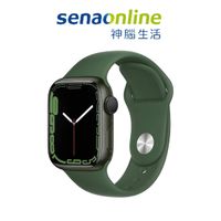 Apple Watch S7 GPS 45mm 綠色鋁金屬-三葉草色運動型錶帶［預約賣場］