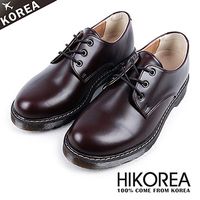 【HIKOREA韓國休閒鞋】韓國空運。優質皮革低筒休閒鞋(73-119咖/現貨)
