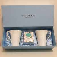 韓吉樹 WEDGWOOD 英國 雙人 骨瓷 馬克杯 禮盒