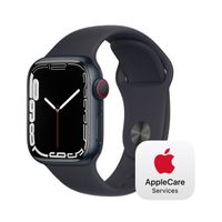 Apple Watch Series 7 GPS + Cellular, 41mm Midnight Aluminium Case with Midnight Sport Band