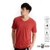 【遊遍天下】MIT中性款抗UV吸濕排汗機能圓領衫S106桔紅M