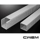 【和旺電配】CWAD-2X1 絕緣配線槽 (PVC) 出線孔8mm 寬高50x25mm 含槽底及槽蓋 (2M)