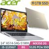 ACER Aspire5 A514-54G-51WH (i5-1135G7/8G/1TSSD/MX350 2G/W10/14FHD)特仕 獨顯繪圖筆電