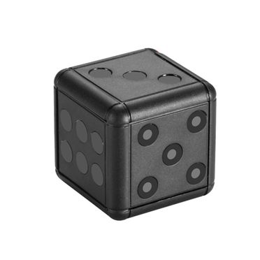 1080P 高清迷你黑色骰子鑰匙圈造型微型針孔攝影機