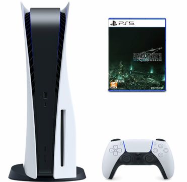 【PlayStation】PS5光碟主機 +太空戰士7 重製版FINAL FANTASY VII REMAKE INTERGRADE 遊戲片