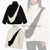 Nike 外套 NSW Faux Fur Jacket 羔羊外套 絨毛 黑 白 女款【ACS】CU6559-010