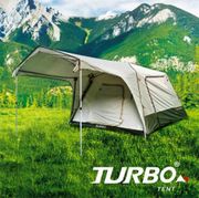 【露營趣】中和安坑 TURBO TT-TL300 TENT Lite 300 8人快速帳篷 專利快速帳 八人帳 30秒快速帳 速搭帳篷 鋁柱 露營 野營