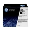 HP 55X 黑色原廠 LaserJet 高容量碳粉匣 (CE255X) For P3015DN/M521dn