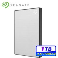 Seagate Backup Plus Slim 1TB USB3.0 2.5吋行動硬碟-銀