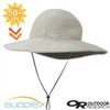 【美國 Outdoor Research】Oasis Sun Hat 超輕防曬抗UV透氣可調節大盤帽子(UPF 50+.附帽繩)登山健行圓盤帽_264388-0910 沙色