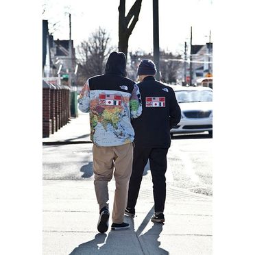 Supreme X The North Face地圖飛搜購物搜