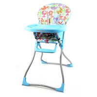 【BabyBabe】 兒童高腳餐椅-藍色