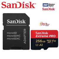 SanDisk ExtremePRO microSDXC UHS-I(V30)(A2) 256GB 記憶卡 (附轉卡)