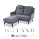 【MIKAMIKA】恆溫布雙人高背+凳L型沙發/冰島/H&D東稻家居