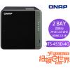QNAP 威聯通 TS-453D-4G 4Bay NAS 網路儲存伺服器 四核心 2.5GbE乙太網路 /紐頓e世界