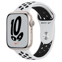 Apple Watch Nike S7 GPS 45mm - 星光色鋁金屬錶殼；Nike運動型錶帶(MKNA3TA/A)