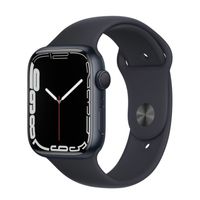 Apple Watch S7 GPS 45mm  鋁金屬錶殼運動型錶帶 /nike 星光色 綠色 午夜色
