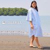 TAVARUA 2022 日本品牌 速乾毛巾衣 超細纖維 浴巾衣 沙灘巾 潛水 浮潛 衝浪 輕薄 夏季 海洋圖騰 藍海白