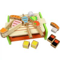 Masterkidz-RP 木製燒烤爐玩具