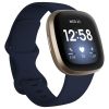 全國最低價全新台灣製Fitbit Versa 3健康運動智慧手錶手環蘋果三星小米Apple參考galaxy MI Watch-香檳金，加贈錶帶與500mA變壓器