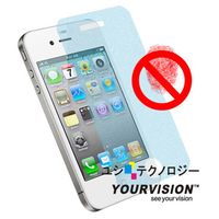 Apple iPhone 4 一指無紋防眩光抗刮(霧面)機身正面保護貼(二入)