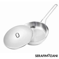 【SERAFINO ZANI】SPRING系列不鏽鋼平底鍋 28CM