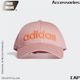 Adidas 愛迪達 經典排字 基本款 粉色復刻 刺繡LOGO 棒球帽 鴨舌帽 休閒運動帽 老帽 FP9629 廠商直送