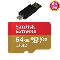 【送T07讀卡機】SanDisk 64GB 64G microSDXC【Extreme 160MB/s】microSD micro TF SD SDXC A2 U3 4K V30 SDSQXA2-064G 手機 記憶卡