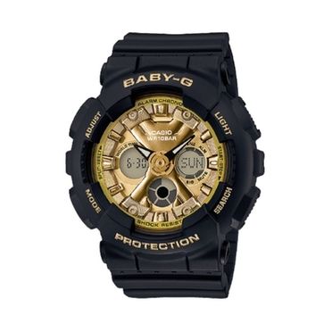 【CASIO 卡西歐】BABY-G 風格時尚雙顯女錶 樹脂錶帶 防水100米(BA-130-1A3)