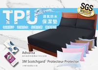 台灣製造[U3X6.2]TPU吸濕排汗防水保潔墊 SGS認證3M專利吸濕排汗_單人3尺床包式