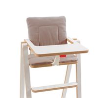 奧地利SUPAflat 兒童折疊高腳餐椅坐墊-灰卡其